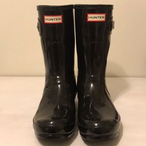 Hunter Original Short Gloss Waterproof Rain Boot